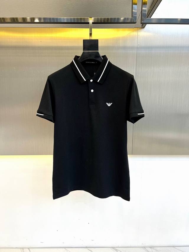 Armani, Spring/Summer 2025 new arrivals! Men's summer business casual lapel Polo
