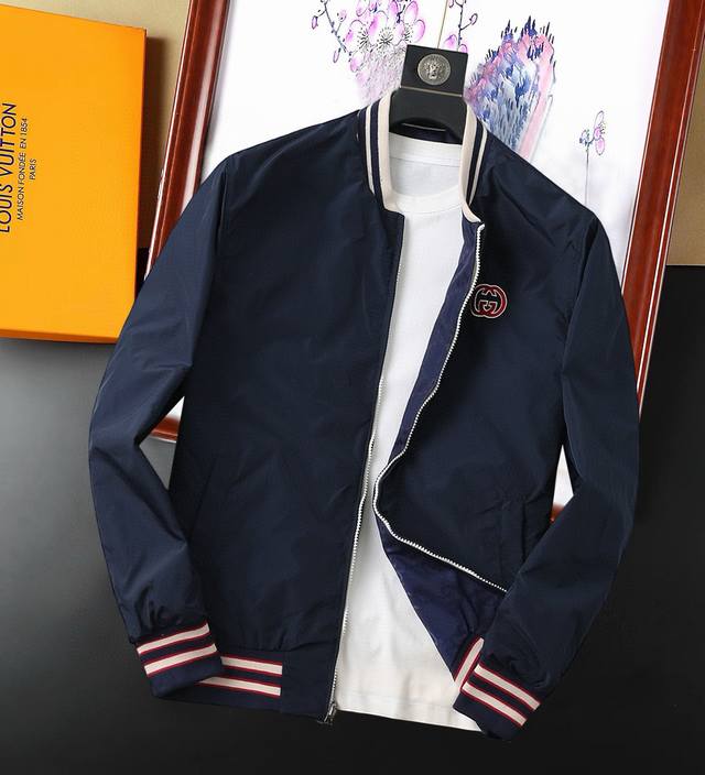 Gucci reversible jacket, a new spring 2025 model. This runway-fresh jacket is in