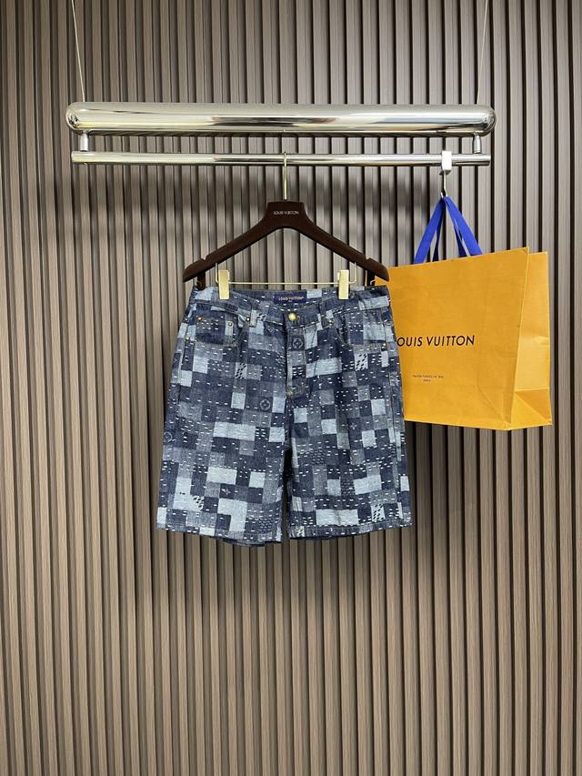 Top and Shorts Lv X Nigo 2025Ss Early Fall new short-sleeved shirt and shorts se