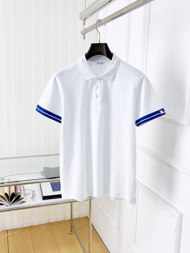 Burberry 2650 new high-quality short-sleeved lapel polo shirt. Exact replica for