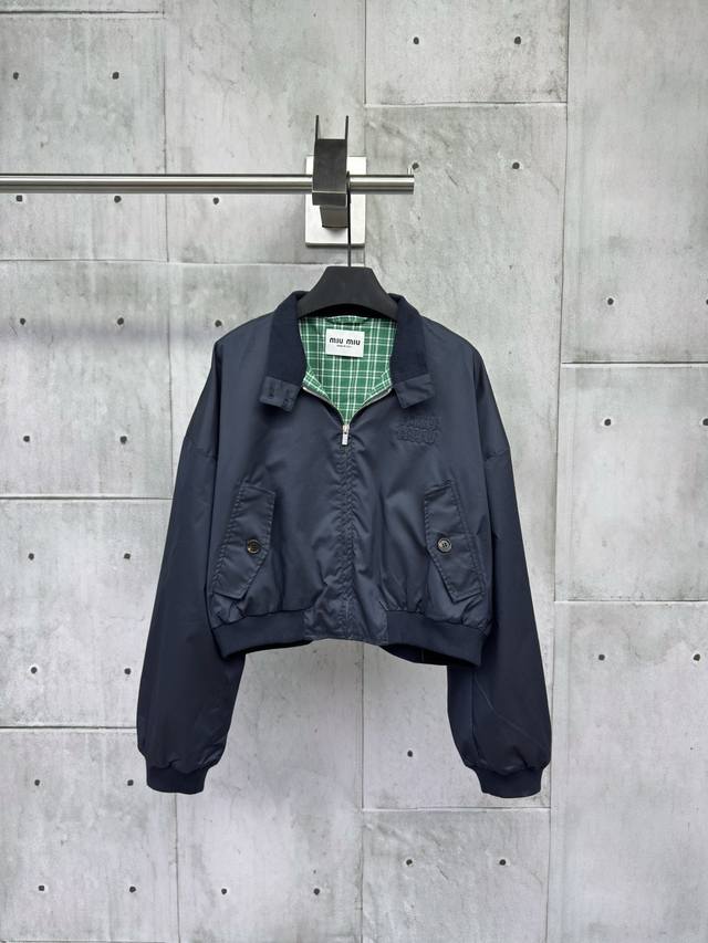 Miumiu | 2025 Fall/Winter New Embroidered Jacket Collection. Customized Yb mater