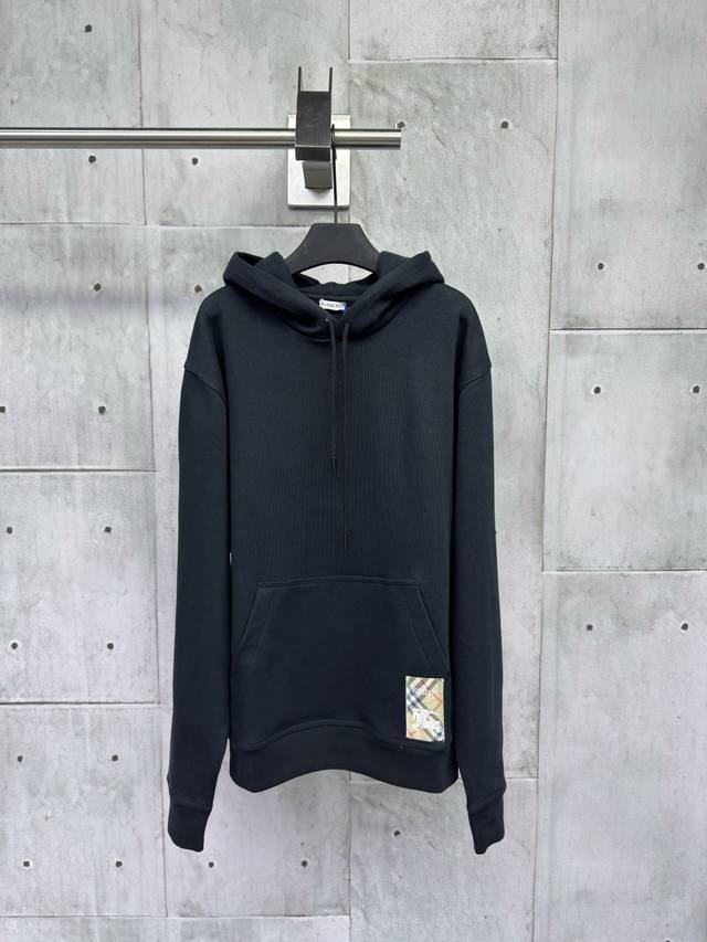 Burberry 25Fw Early Autumn New Patched Warhorse Knitted Terry Long Sleeve Hoodie