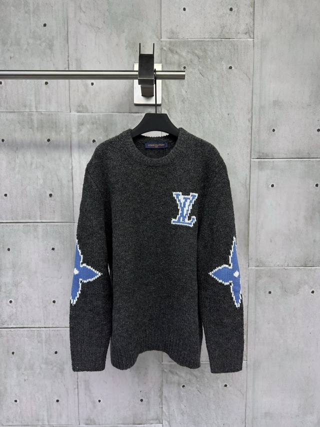 Louis Vuitton Four-Leaf Clover Knitted Sweater: Crafted from a custom wool blend