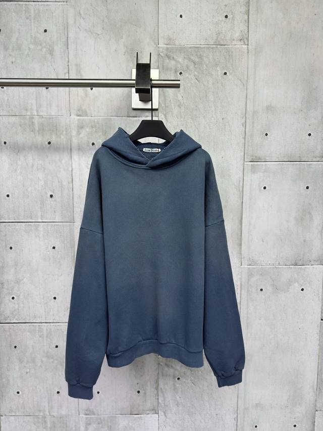 Acne Studios 25Ss 1996 distressed washed baseball jacket with a matte, frosted t