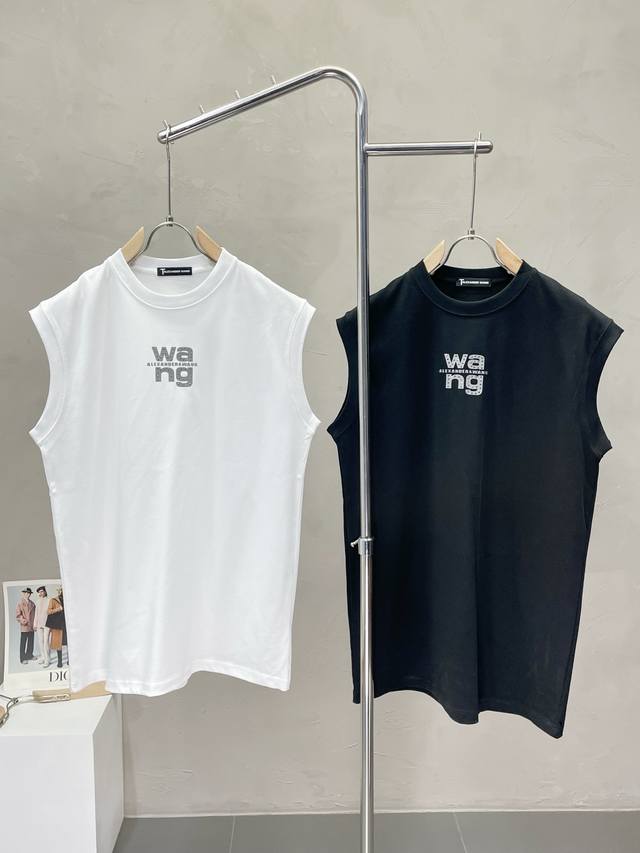 Alexanderwang exclusive new original men's casual waistcoat vest, high-end custo