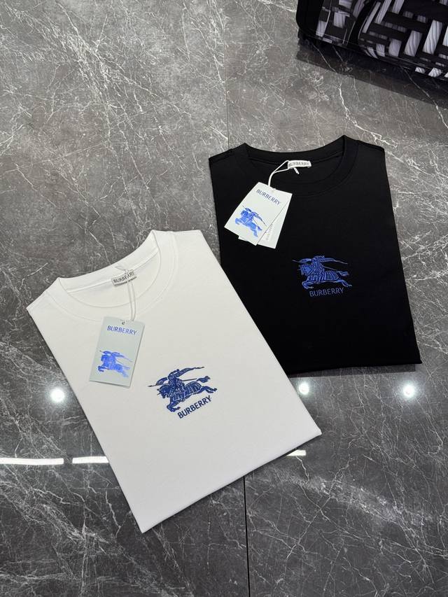 New Bbr 25Ss Spring/Summer T-shirt! Front embroidered with a warhorse design. Ma