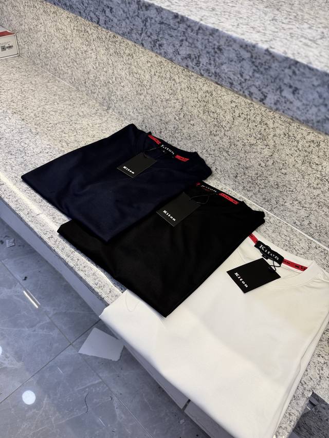 Kiton's light luxury, vintage-inspired collection features a slightly slim fit,