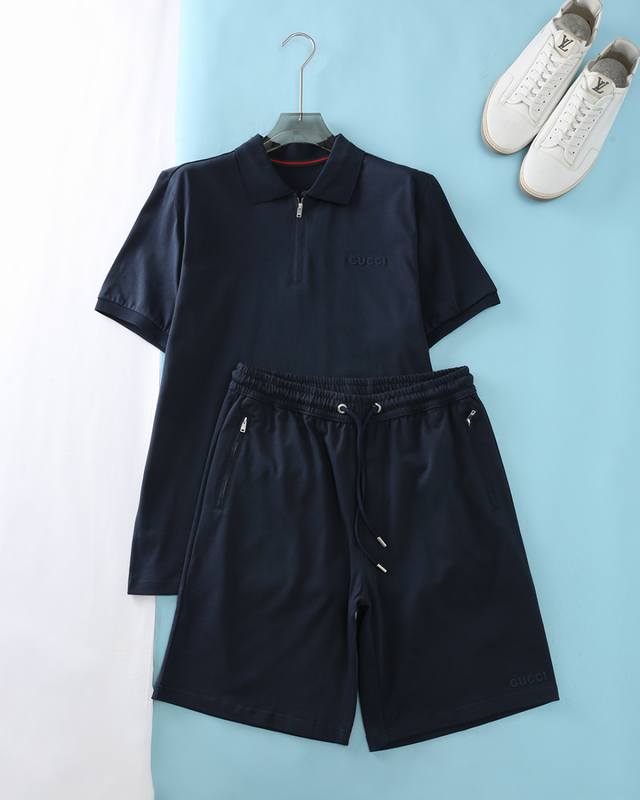 Short-Sleeved 180 Shorts Gui Gu* 2025Ss New Summer Arrival! Men's classic, tonal