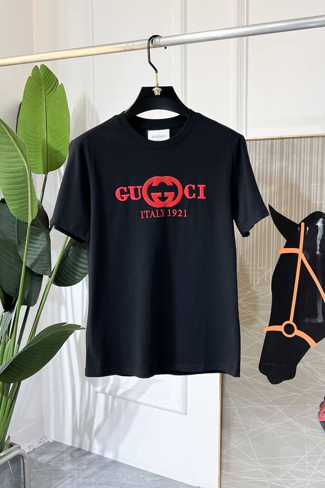 Gucci 2025Ss Year of the Snake Spring and Summer boutique short-sleeved T-shirt