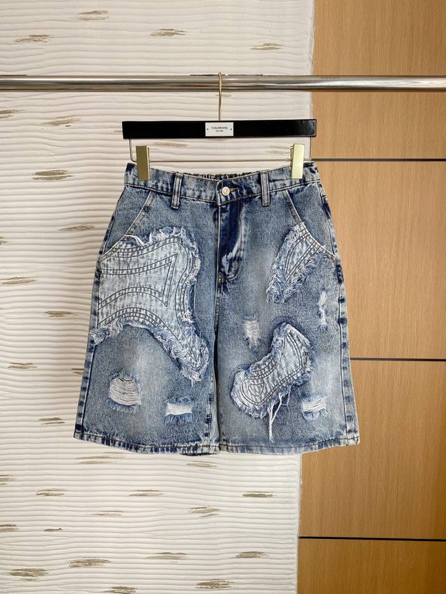 Givenchy high-end custom 2025 Spring/Summer new original hot-selling denim short
