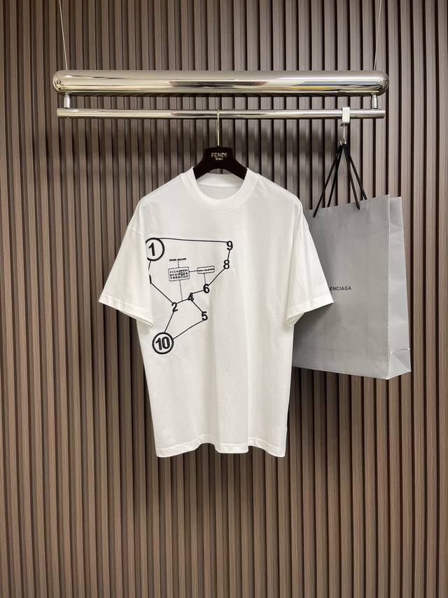 Maison Margiel Mm6 2025 Spring/Summer short-sleeved T-shirt, custom-made with wa