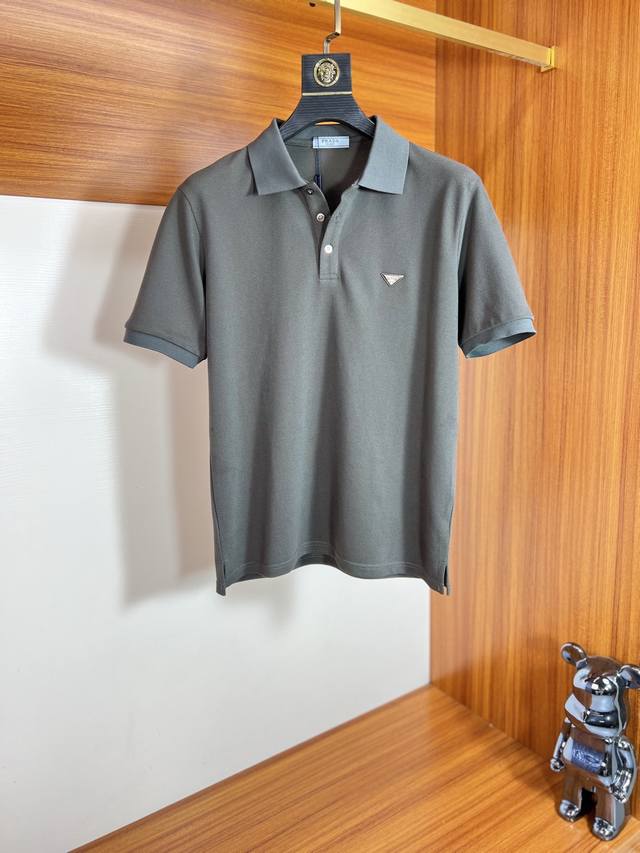 Prada 2025 Spring/Summer New Arrivals New Three Labels Complete Lapel Short Slee