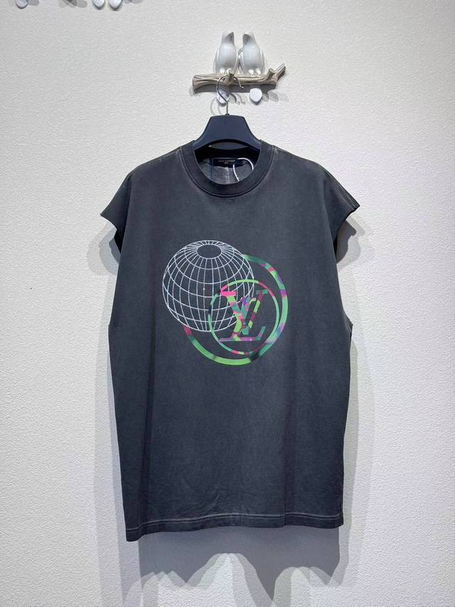 Lv Diamond Earth Logo Vest