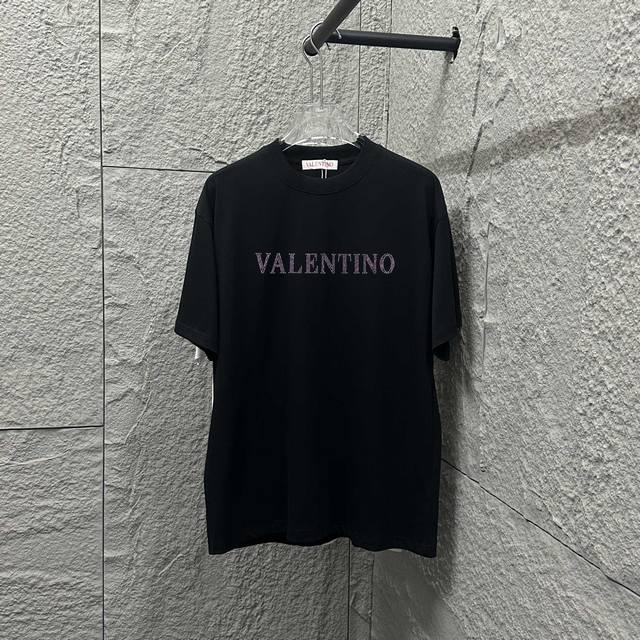 Valent*Valentino 2025 Spring/Summer new classic pink letter hot diamond process