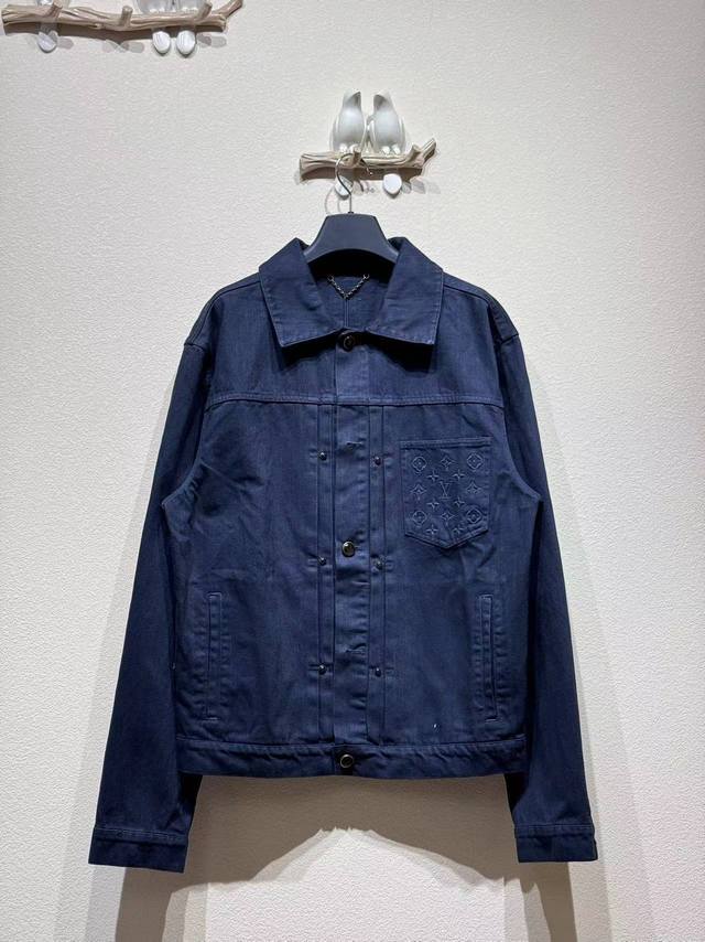 Lv washed vintage work denim jacket