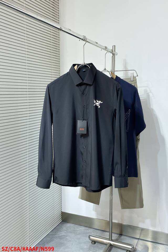 N599 Sz Arc'teryx 25Ss new spring and summer fashion simple long-sleeved shirt,