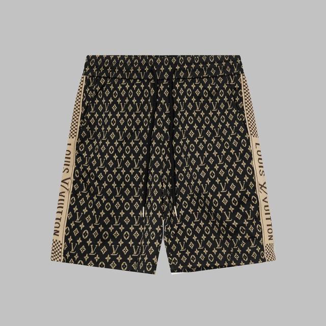 Louis Vuitton Webbing Old Fashioned Jacquard Towel Pants Ss New Knitted Shorts,