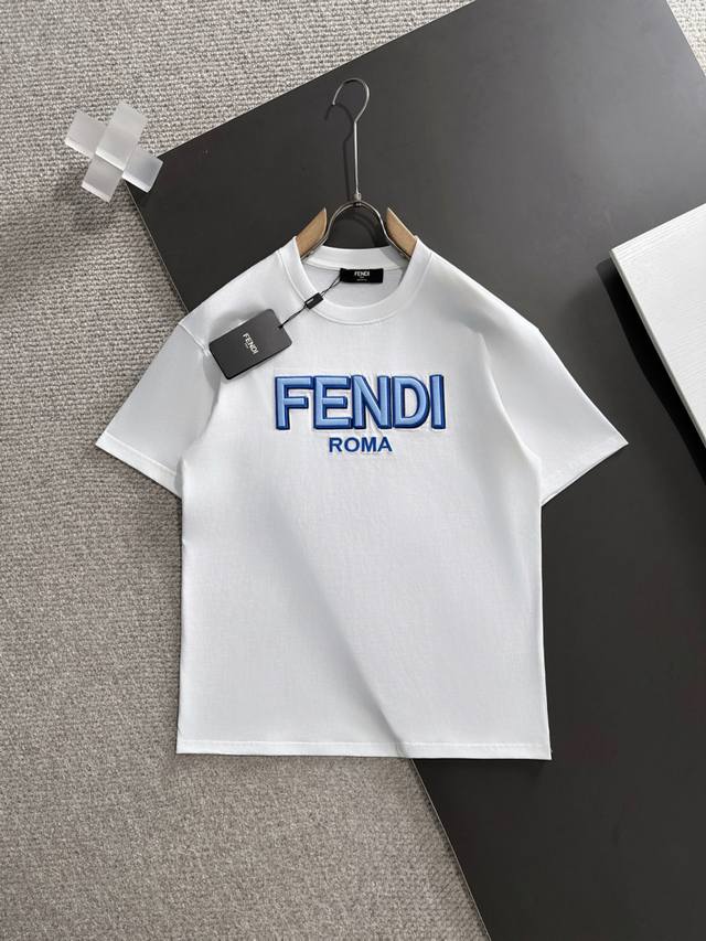 Fd 2025 Spring/Summer new release! High-end custom short-sleeved crew neck T-shi