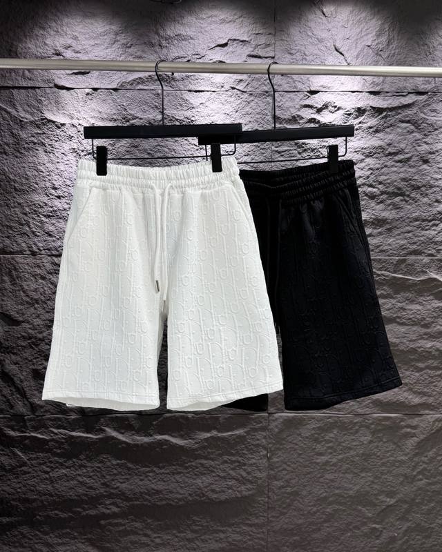 Dior 3D embossed shorts! Exclusive new product, custom embossed, and the entire