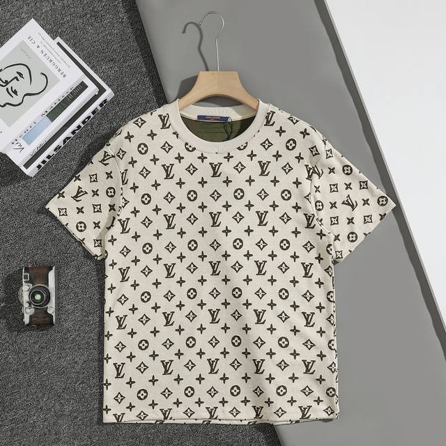 Top replica version Lv Louis Vuitton 25S summer classic monogram full print holl