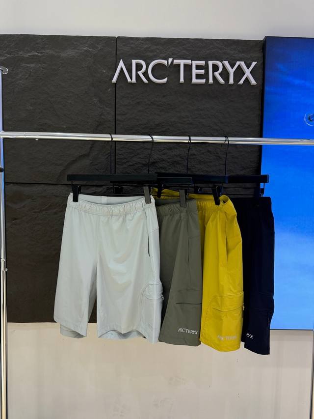 Arc'Teryx System_A Couple's Outdoor Contrast-Pattern Quick-Drying Stretch Shorts
