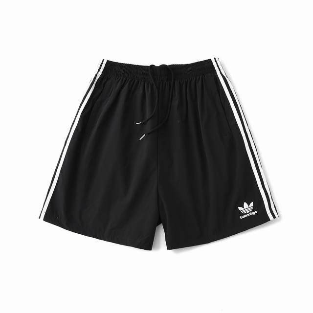 Balenciaga x Adidas 23Ss embroidered logo woven sports shorts are on sale for 5,