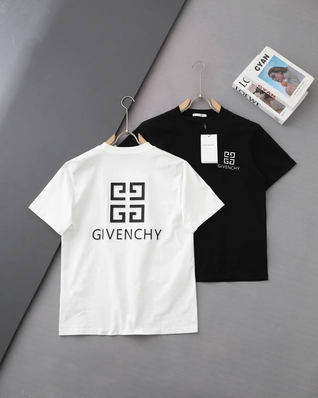 High-quality Givenchy 3D silicone embossed new T-shirt! New for summer 2025, fea