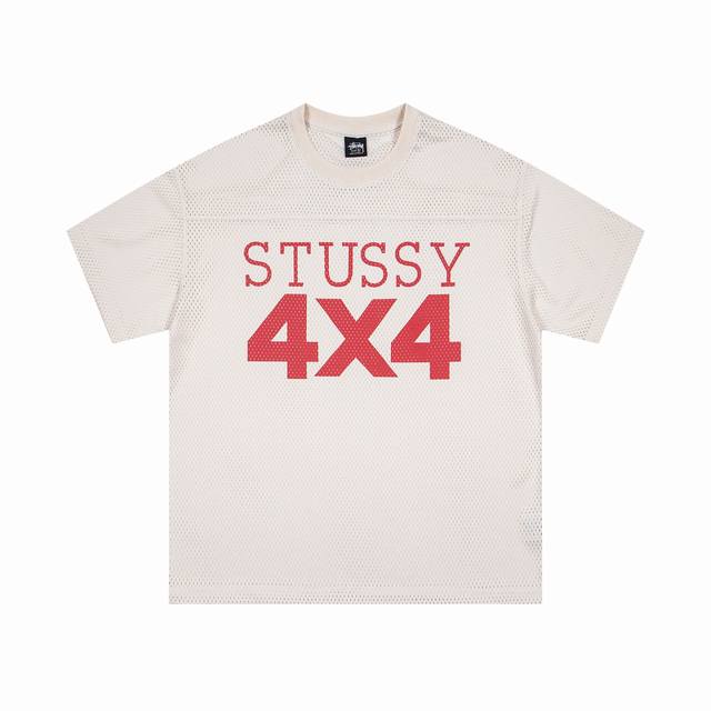 Stussy sports casual jersey letter printing classic style skateboard casual spor