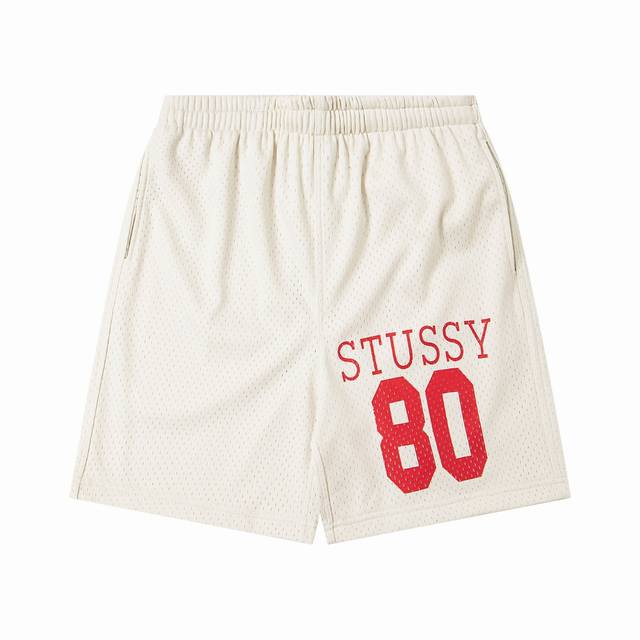 Stussy Ss25 Dro Team Jersey 80 Logo Mesh Summer Series Loose Mesh Fabric Fitness