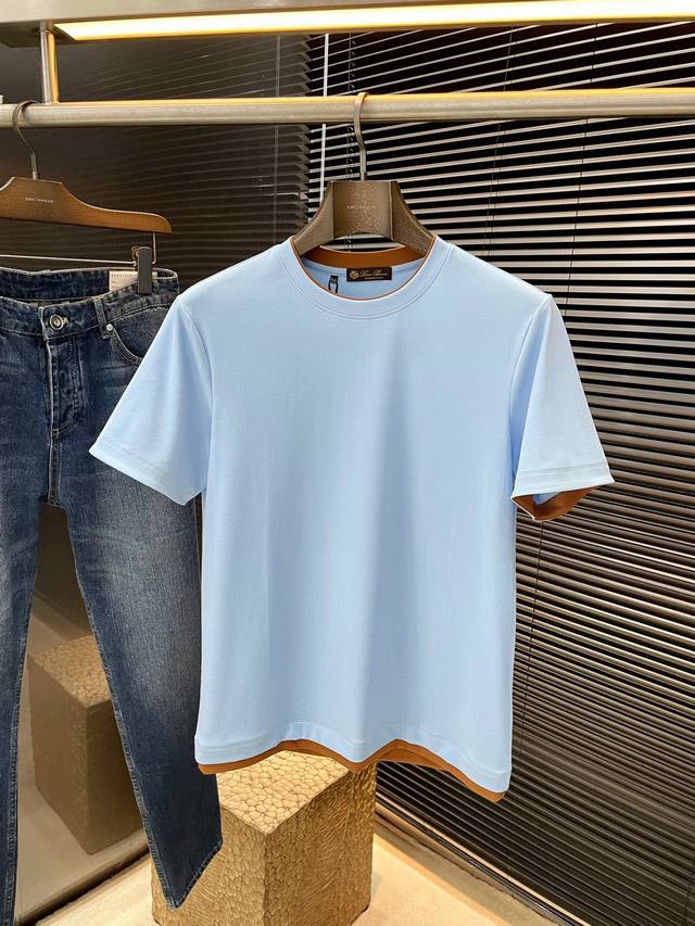 Loro Piana VIP Haute Couture 2025 Spring/Summer new short-sleeved versatile styl
