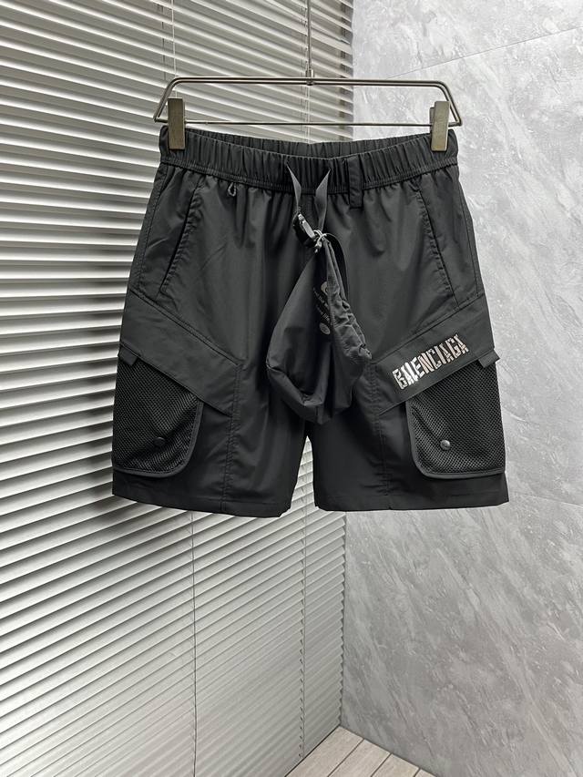 Paris' 2025 new summer men's casual shorts, high-end custom summer casual pants,