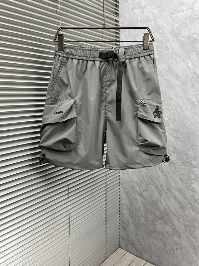 Pula's 2025 new summer men's casual shorts, high-end custom summer casual pants,