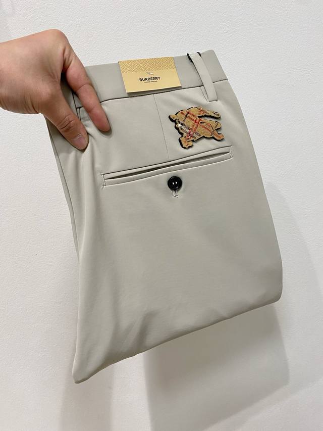 Burberry casual pants, 2025Ss spring and summer new high-end custom pants, speci