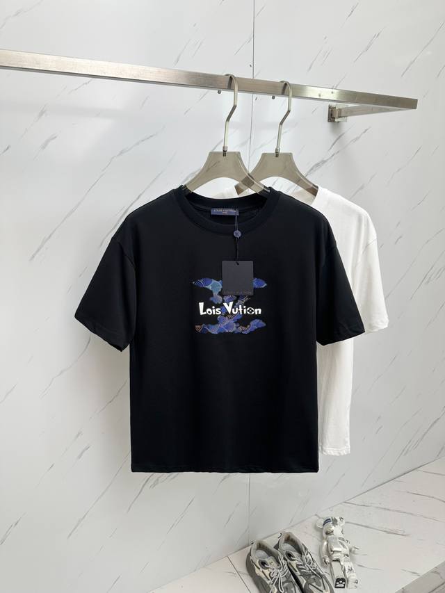 Lv 2025 Spring/Summer new release, the latest short-sleeved crew neck T-shirt. H