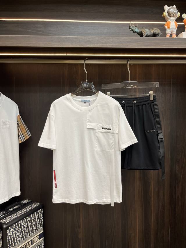 Featured: Prada Early Spring 2025 Latest Fashion Designer Short-Sleeve Shorts Se