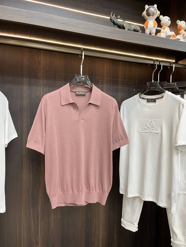 is featuring the new Lp20Ss men's buttonless polo shirt. This polo shirt is made
