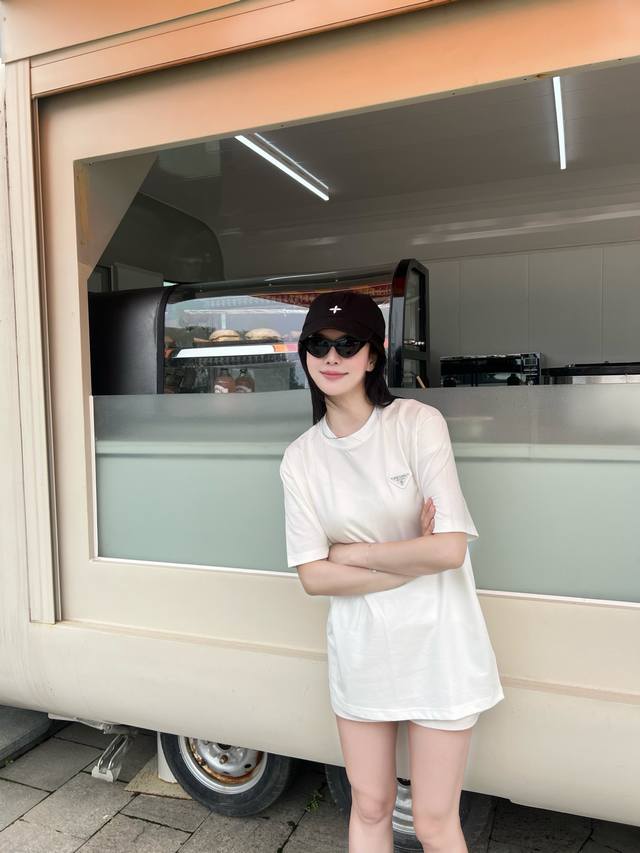 D New summer style~Black and white samurai couple short-sleeved T-shirt is simpl