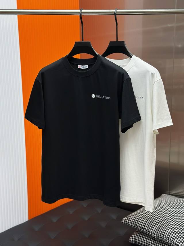 Lulu's new 2025 Spring/Summer short-sleeved T-shirt features an original printed