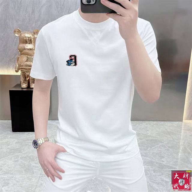 High-Release Gucci Max XXL Can Wear 200kg Top-Quality Round Neck Casual Short Sl