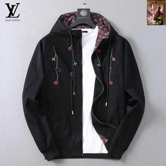 Lv 2025 Spring new men's jacket, a high-end version with all three original labe