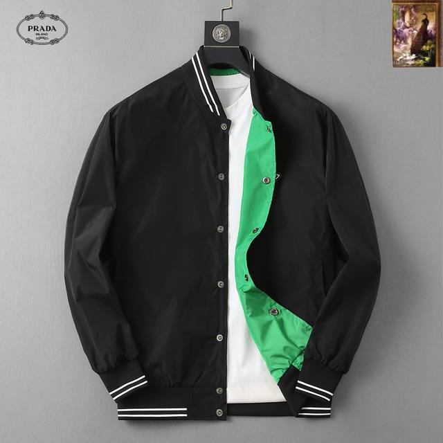Prada reversible jacket, a new spring 2025 men's jacket, featuring the original