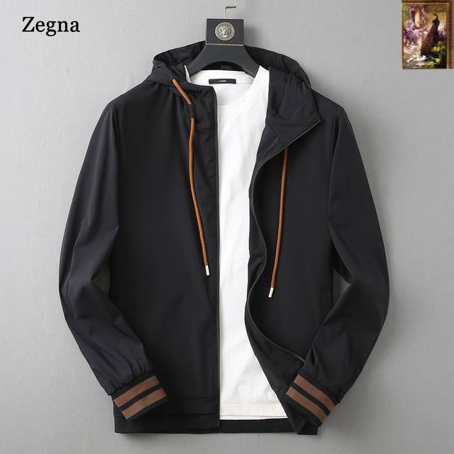 Ermenegildo Zegna 2025 Spring new men's jacket, a high-end version with all thre
