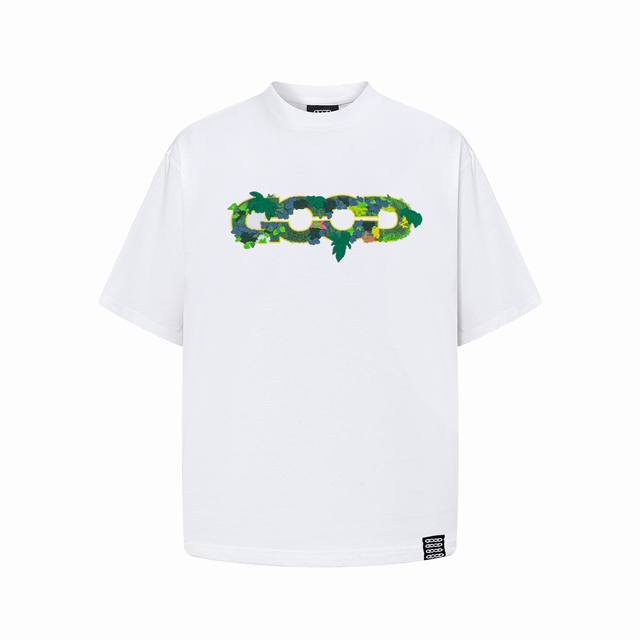 Goodbrand 2025Ss 3D green plant embroidered map light luxury fashion high-end lo