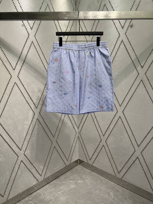 G's new 25Ss striped cotton shorts. A fresh take on the brand's classic design f