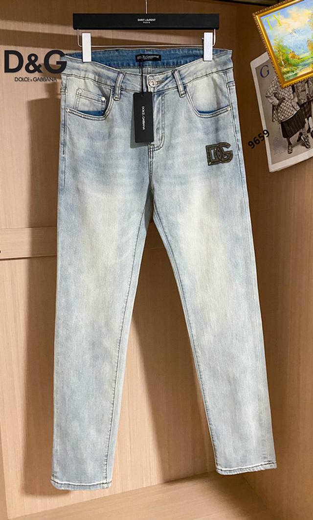 D&G 2025Ss new jeans, customized full set of hardware, new brand design process,