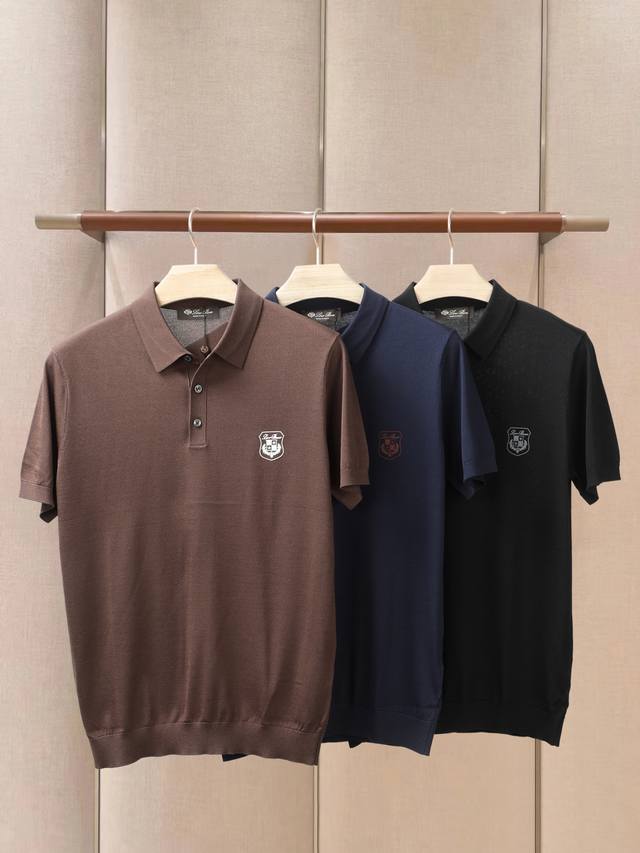 Sg Loro Piana Ss25 Spring/Summer Men's Wear Colors: Black, Royal Blue, Brown Siz