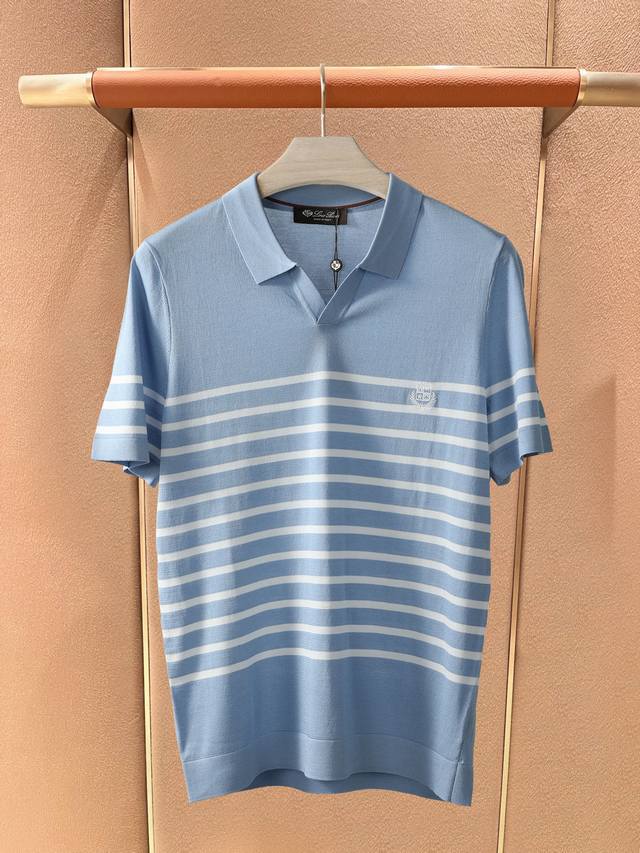 Sg Loro Piana Ss25 Spring/Summer Men's Wear Colors: Apricot, Light Blue, White,