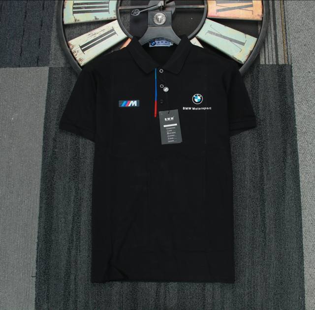 Lali BMW 2025 Spring/Summer new Polo shirt, lapel short-sleeved T-shirt series.
