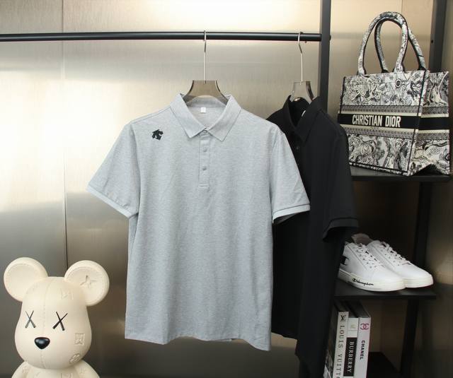 Long 2025 continues the classic wardrobe! Business casual lapel polo shirt. A wa