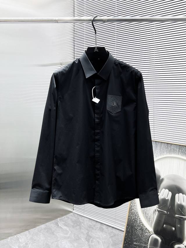 Cheny Louis Vuitton Lv 2025Ss new long-sleeved shirt, a high-end version! Custom